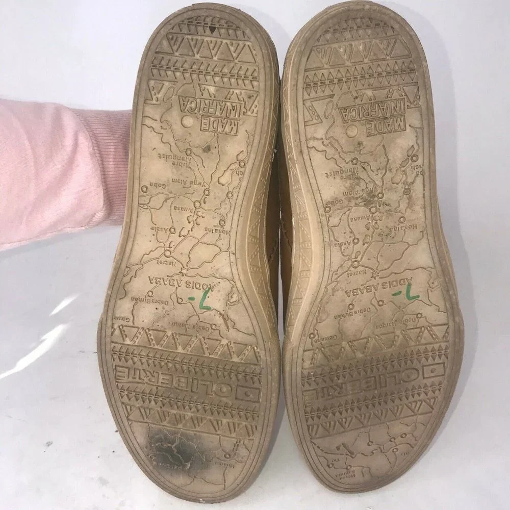 Mens Brown Leather Sneakers Oliberte Dakugo Woven Shoe - Picture 8 of 11